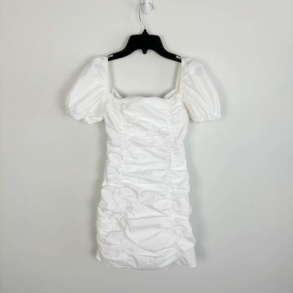 Superdown Rumor Ruched Dress in White Size S - Picture 2 of 10